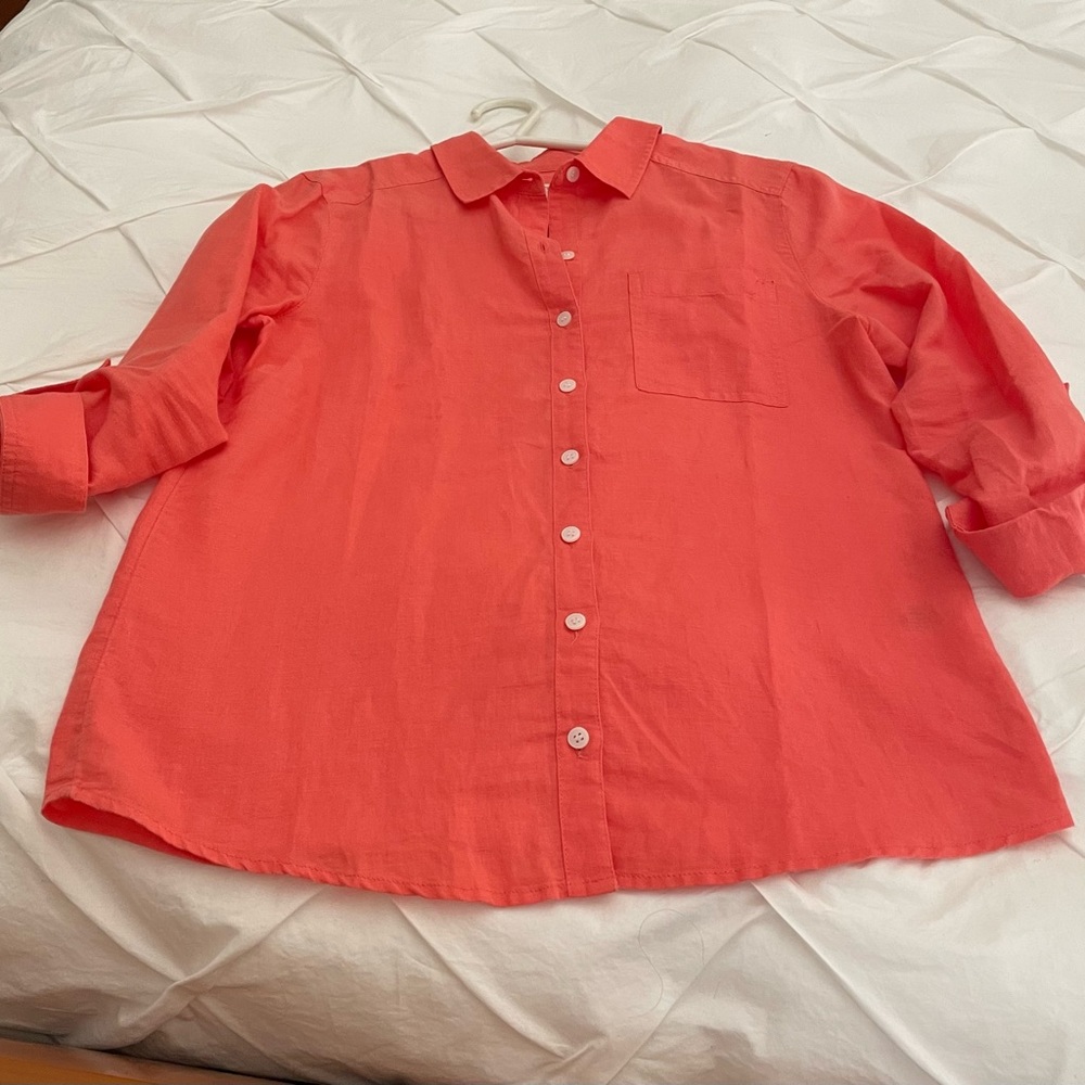 Front button down shirt. - Picture 2 of 5